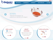 Tablet Screenshot of bogazicimutfak.com